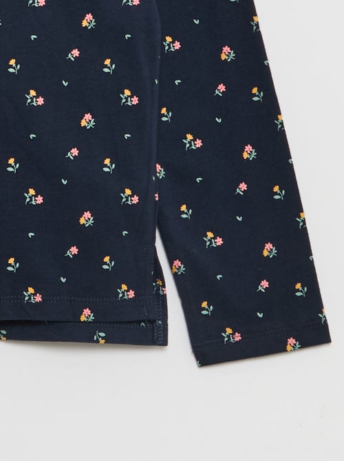 Camiseta con cuello redondo con volantes - So Easy - Kiabi