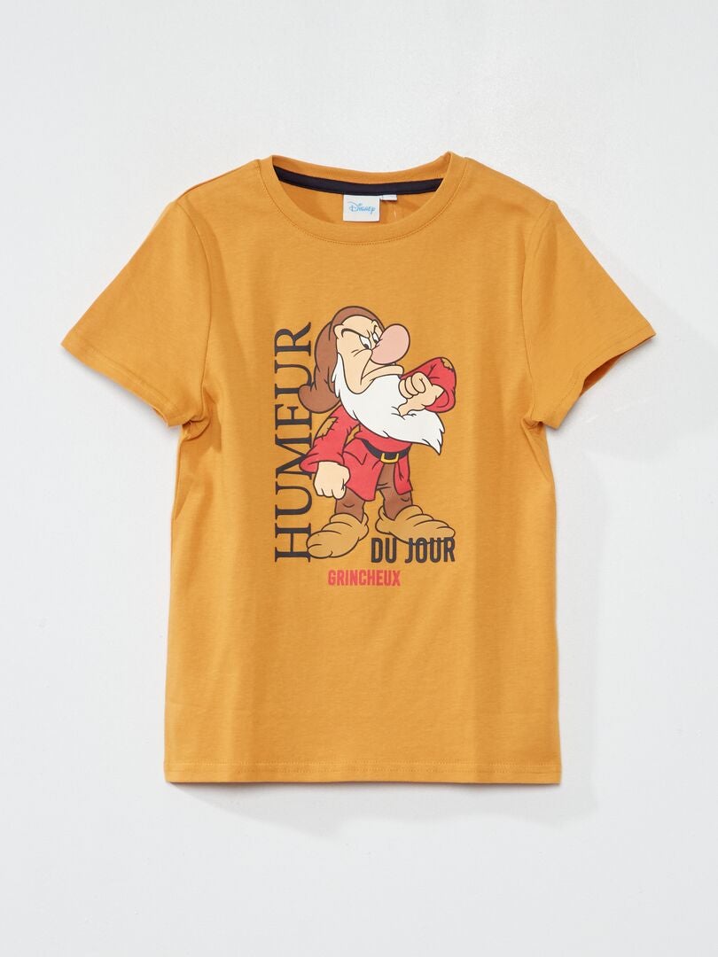 Camiseta con cuello redondo 'Disney' AMARILLO - Kiabi