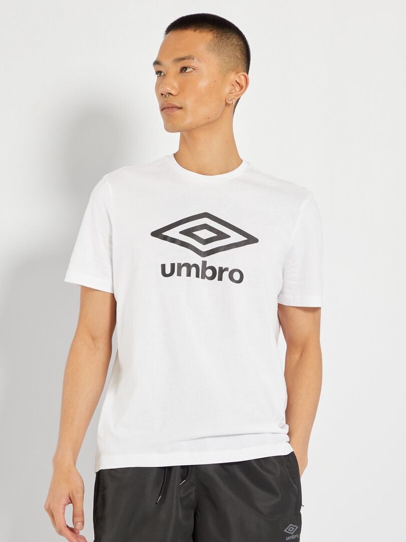 Camiseta con cuello redondo 'Umbro' BLANCO - Kiabi
