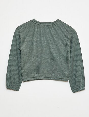 Camiseta con cuello redondo