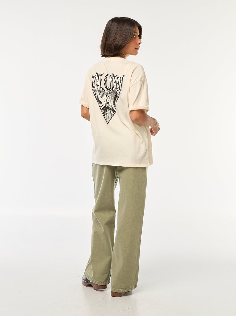 Camiseta con cuello redondo 'Villanos' 'Disney' Blanco - Kiabi