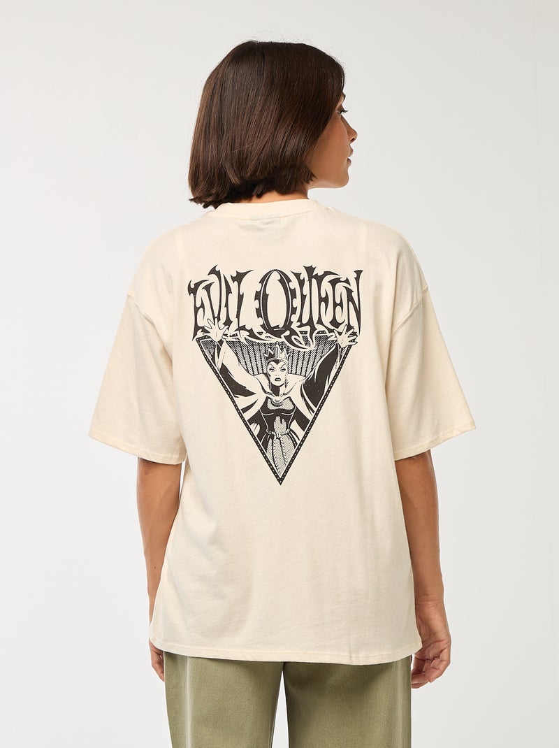 Camiseta con cuello redondo 'Villanos' 'Disney' Blanco - Kiabi