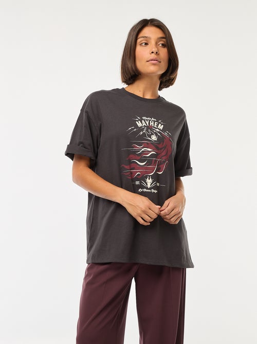 Camiseta con cuello redondo 'Villanos' 'Disney' - Kiabi