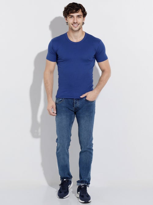 Camiseta con cuello redondo y espalda cubierta - pack de 2 - Kiabi