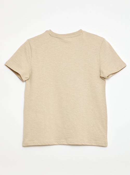 Camiseta con cuello tunecino - Kiabi