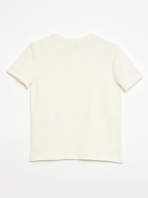 Camiseta con cuello tunecino - Kiabi