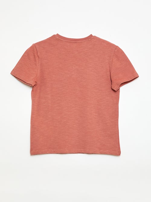 Camiseta con cuello tunecino - Kiabi