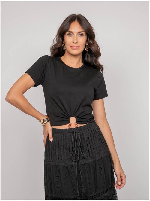 Camiseta con detalle joya FUXIANO - Kiabi Camiseta con detalle joya FUXIANO - Kiabi