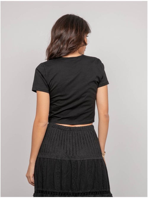 Camiseta con detalle joya FUXIANO - Kiabi Camiseta con detalle joya FUXIANO - Kiabi