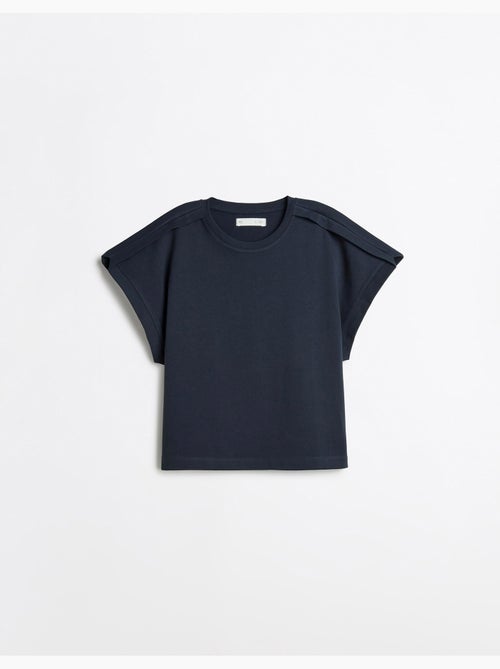 Camiseta con detalles, mo fashion - Kiabi Camiseta con detalles, mo fashion - Kiabi
