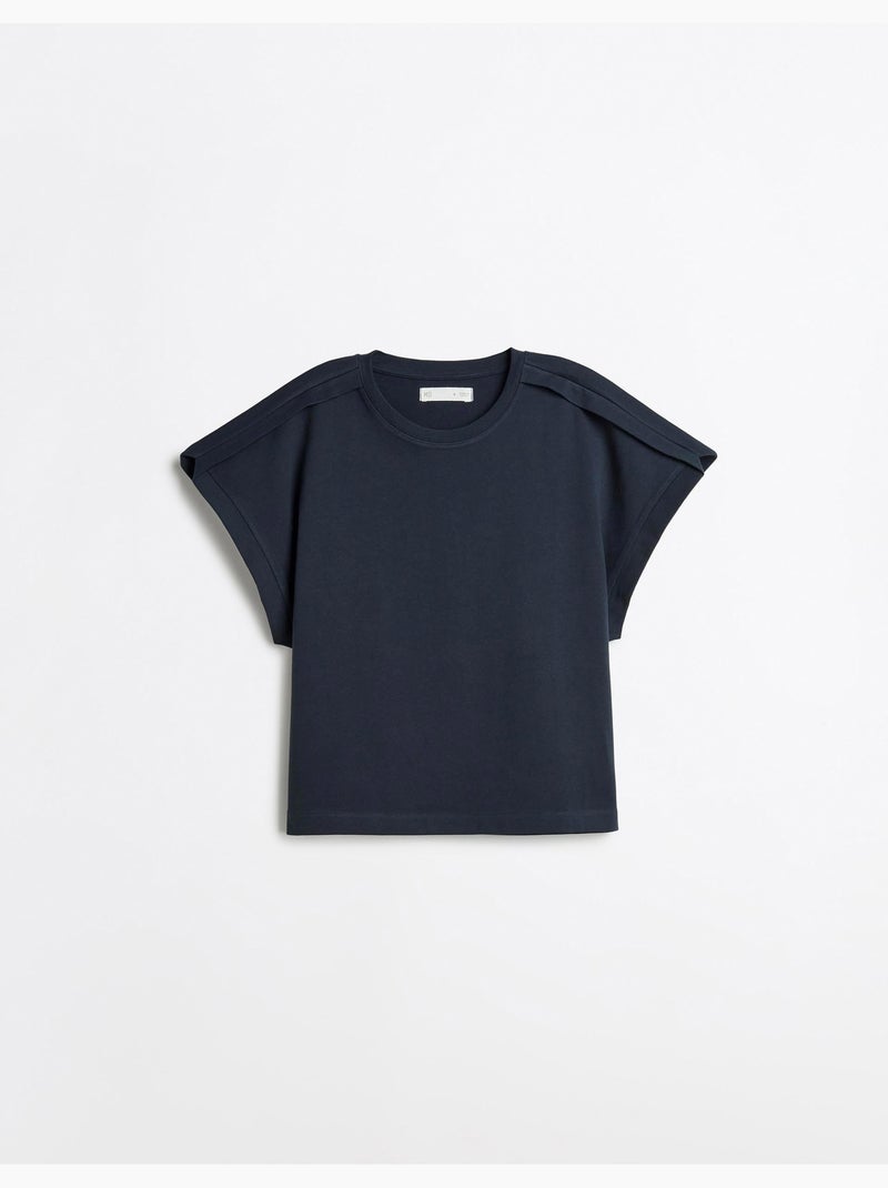 Camiseta con detalles, mo fashion Azul - Kiabi