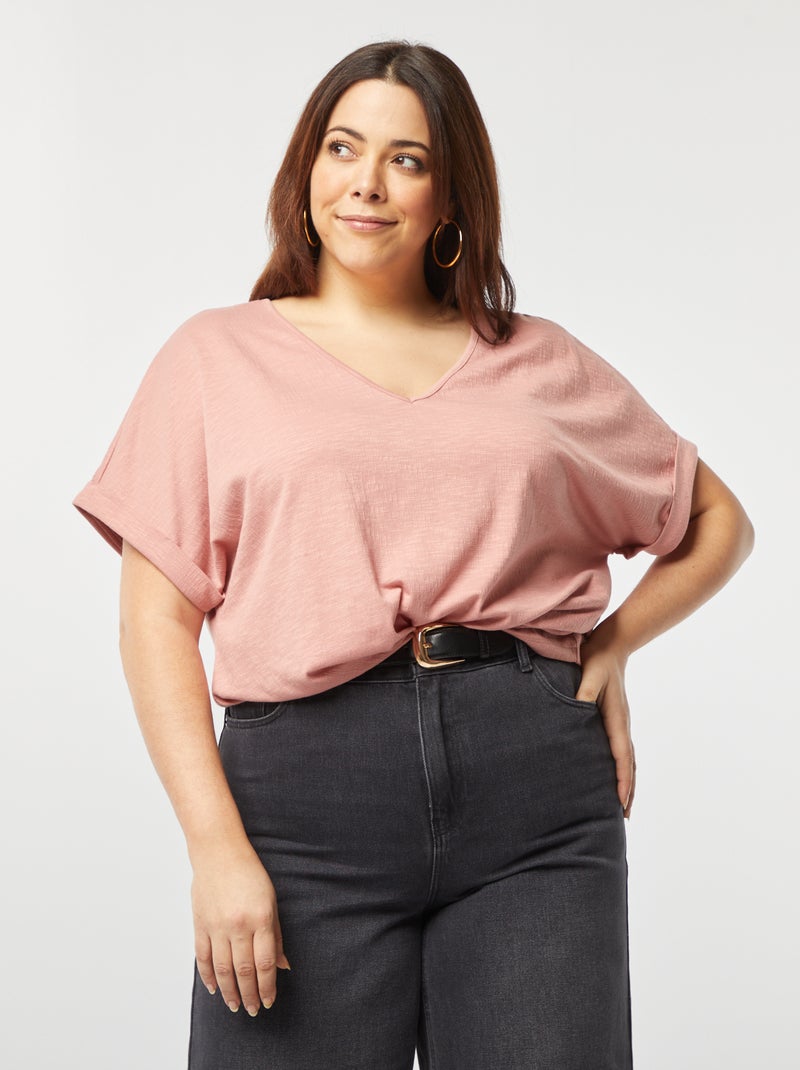 Camiseta con espalda de macramé ROSA - Kiabi