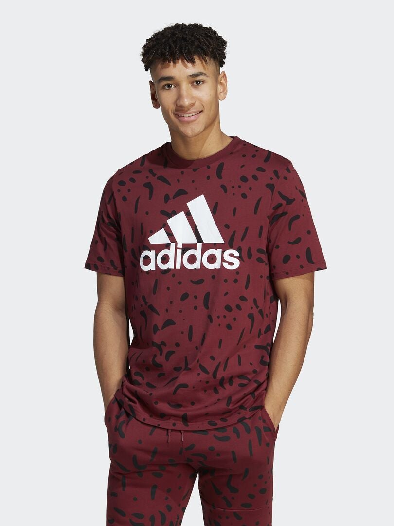 Camiseta con estampado 'Adidas' ROJO - Kiabi