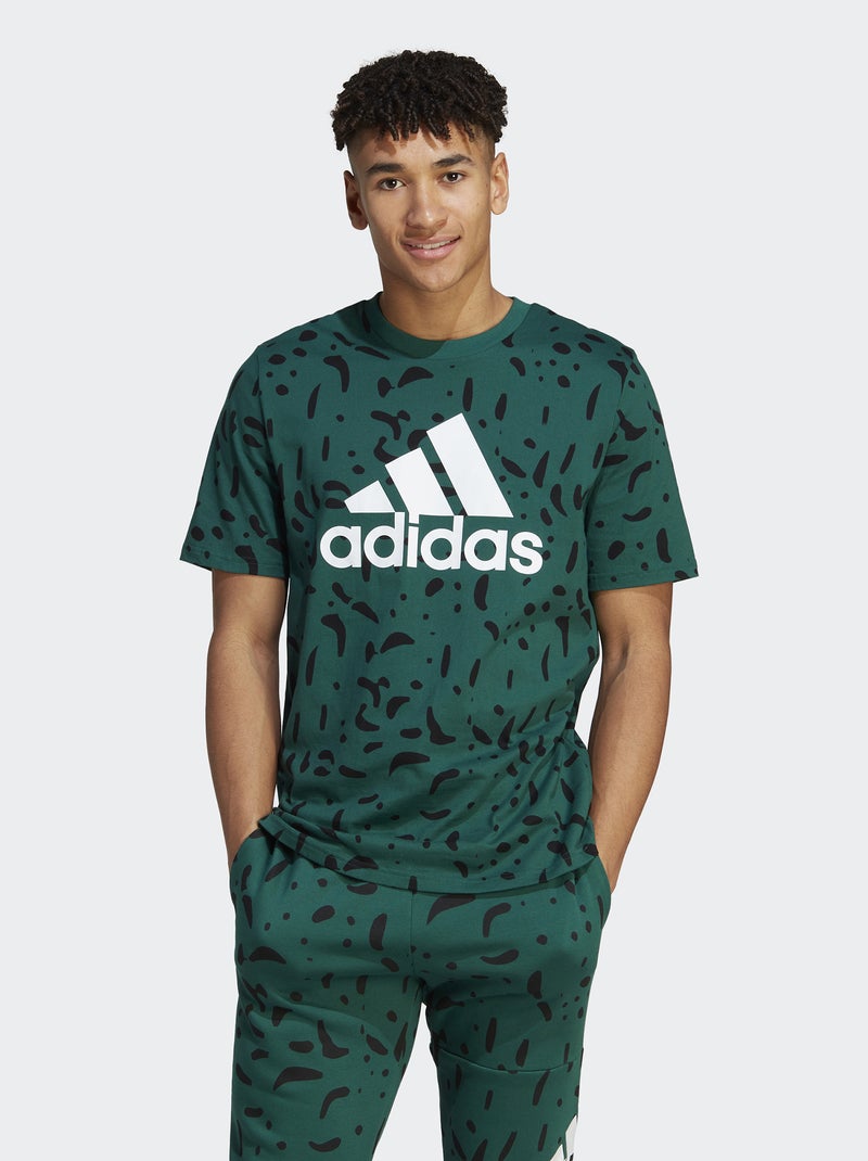 Camiseta con estampado 'Adidas' VERDE - Kiabi