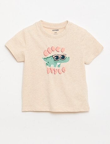 Camiseta con estampado animado