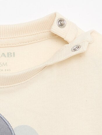 Camiseta con estampado animado