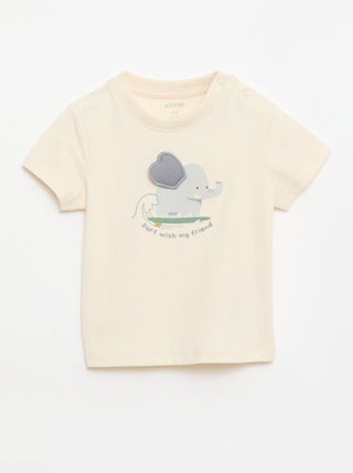 Camiseta con estampado animado