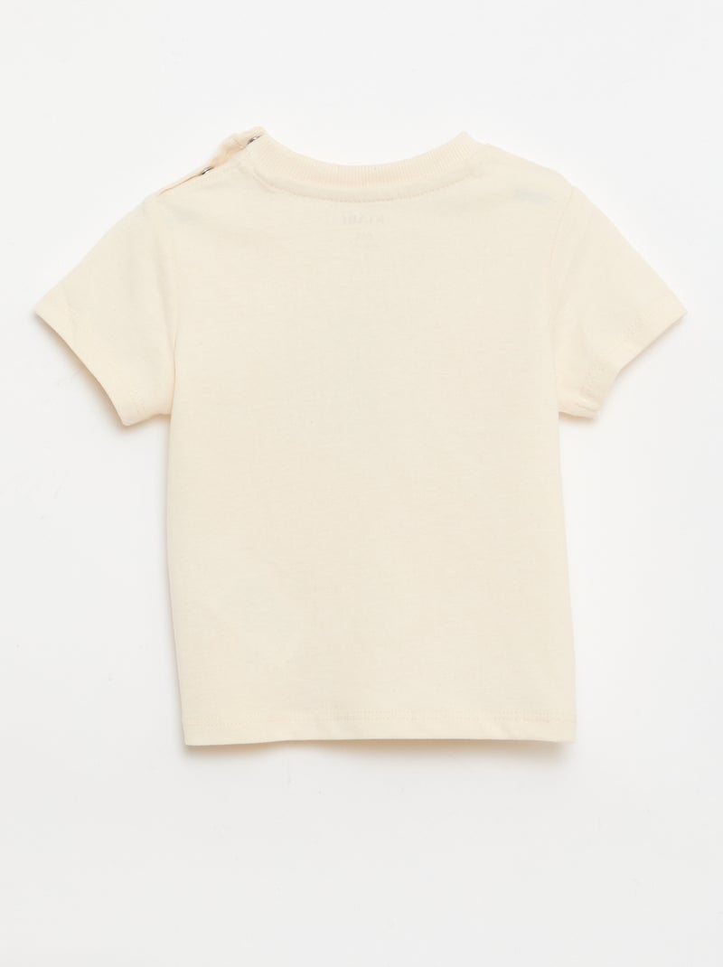 Camiseta con estampado animado Blanco - Kiabi