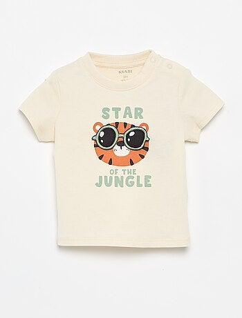 Camiseta con estampado animado