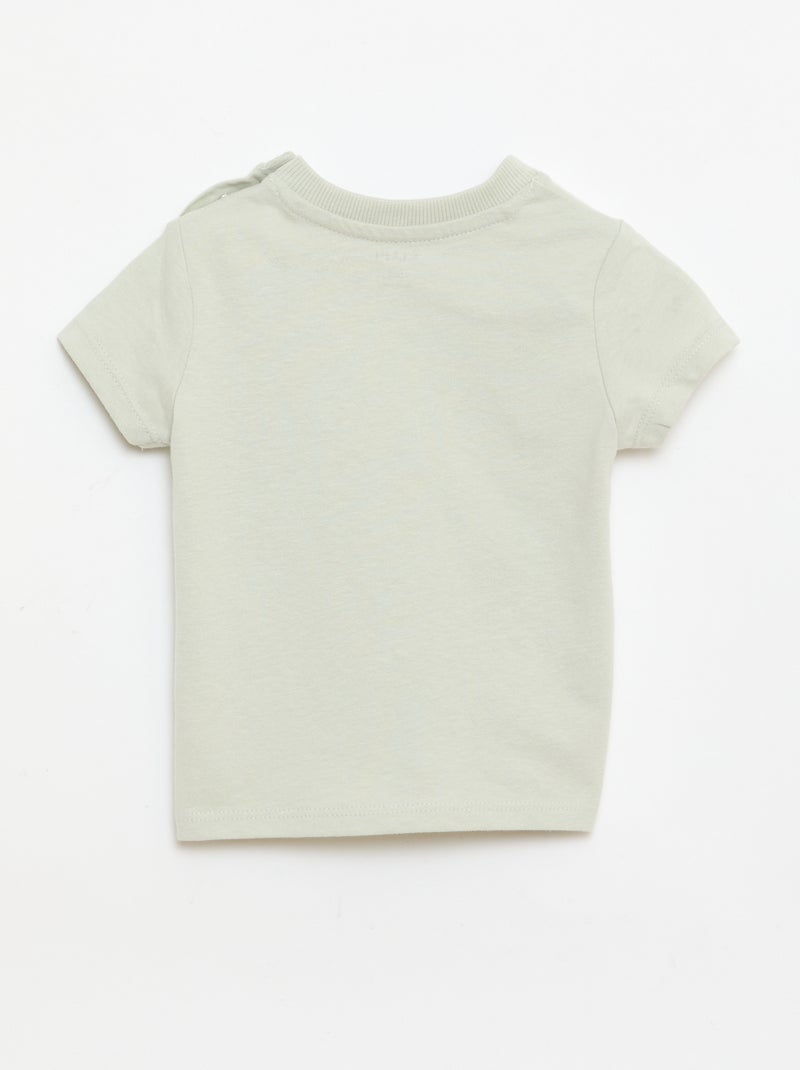 Camiseta con estampado animado Verde - Kiabi