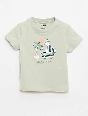 Camiseta con estampado animado