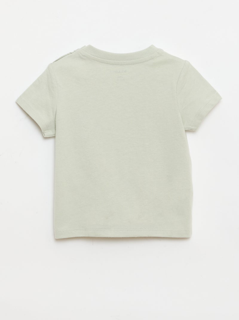 Camiseta con estampado animado Verde - Kiabi