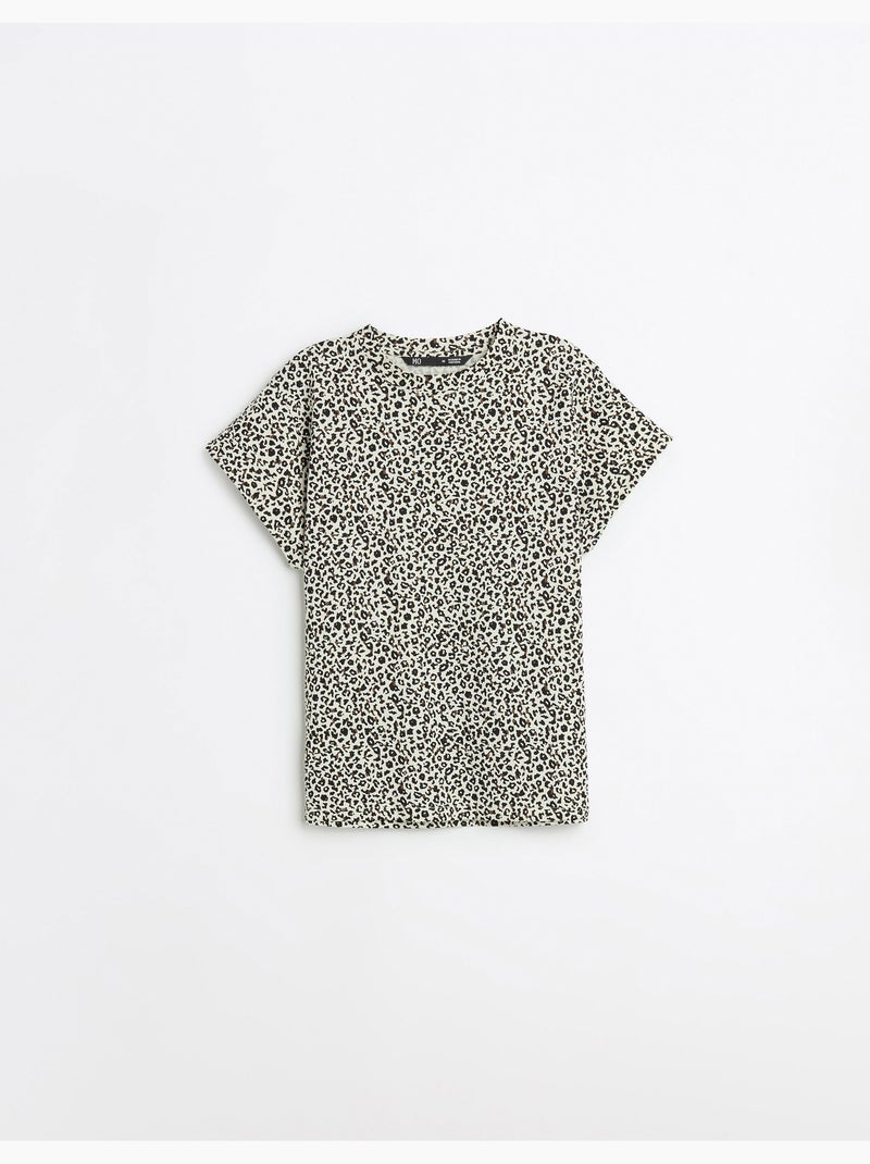 Camiseta con estampado animal, MO Fashion Negro - Kiabi