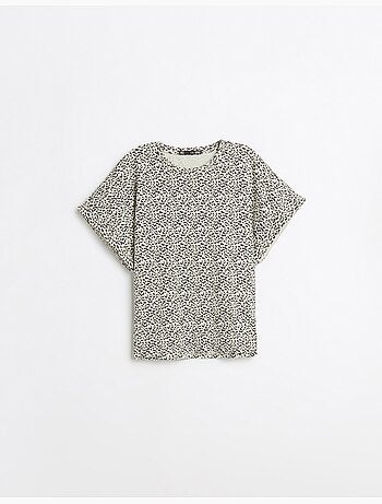 Camiseta con estampado animal, MO Fashion