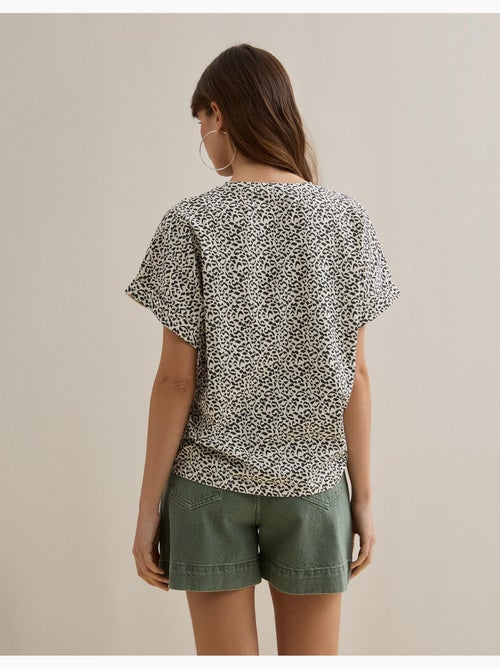 Camiseta con estampado animal, MO Fashion - Kiabi Camiseta con estampado animal, MO Fashion - Kiabi