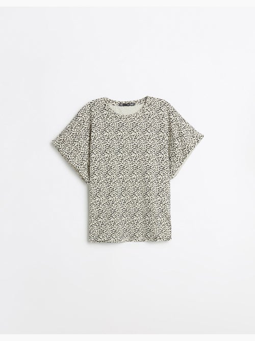 Camiseta con estampado animal, MO Fashion - Kiabi Camiseta con estampado animal, MO Fashion - Kiabi