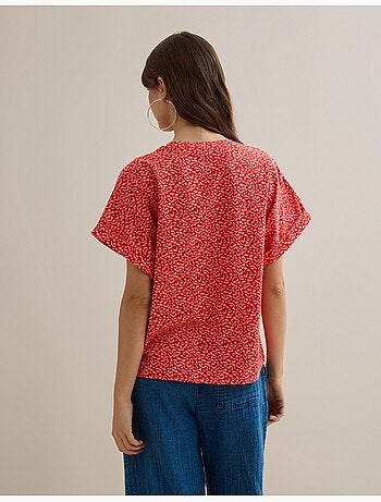 Camiseta con estampado animal, MO Fashion