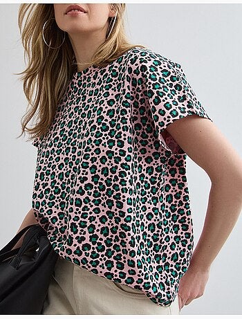 Camiseta con estampado animal, MO Fashion