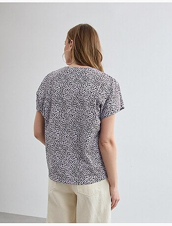 Camiseta con estampado animal, MO Fashion