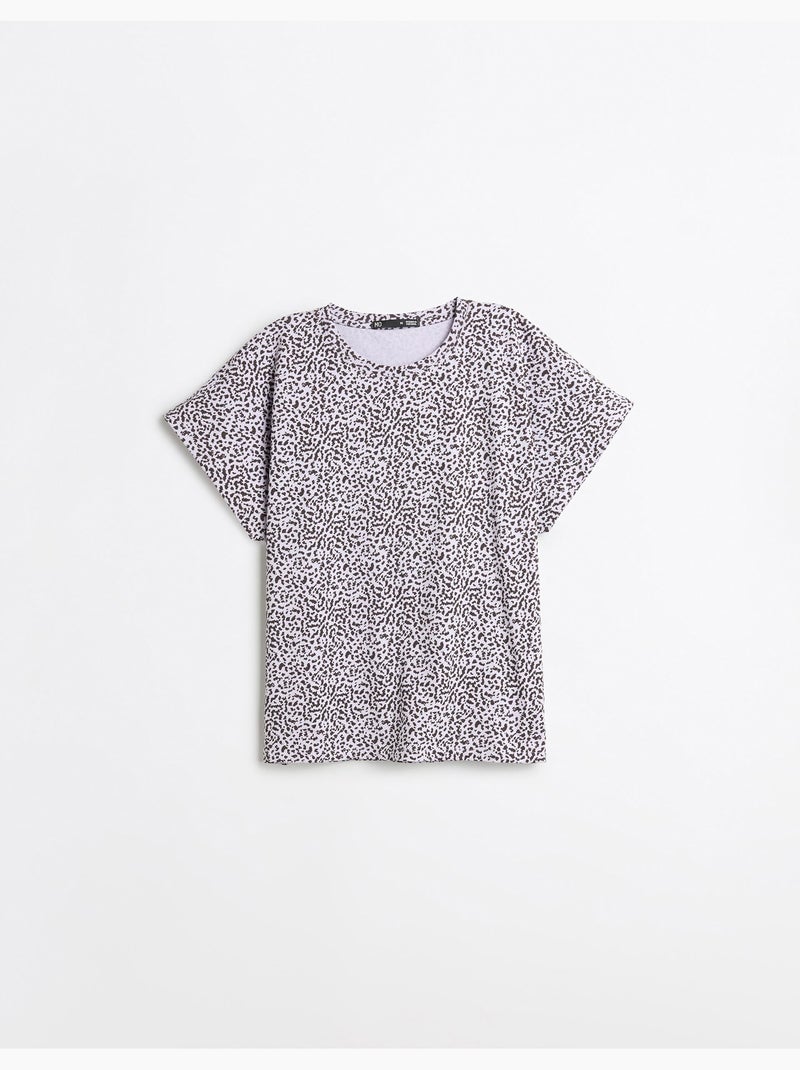 Camiseta con estampado animal, MO Fashion Violeta - Kiabi