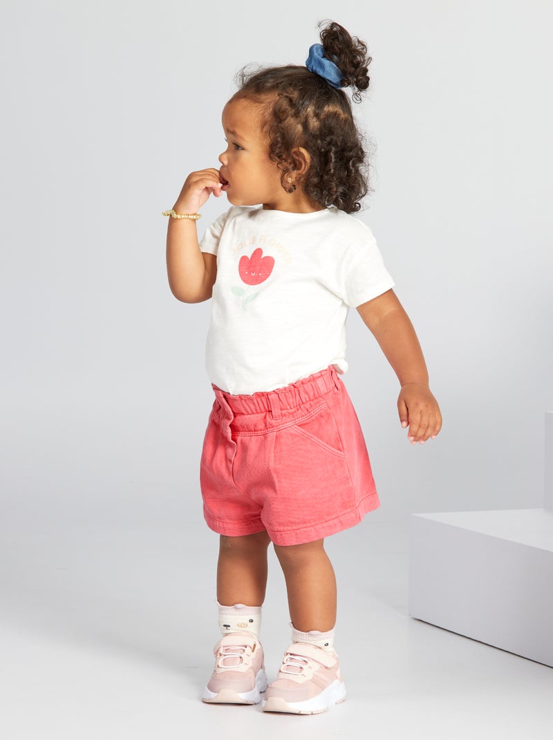 Camiseta con estampado BLANCO - Kiabi