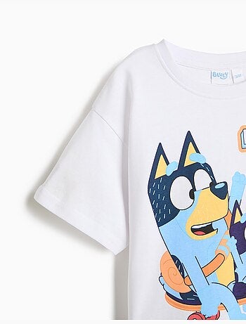Camiseta con estampado 'bluey', mo fashion