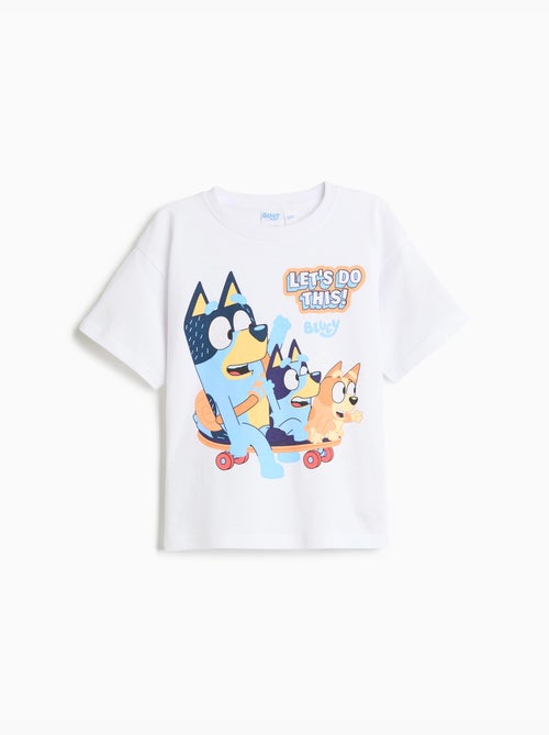 Camiseta con estampado 'bluey', mo fashion - Kiabi Camiseta con estampado 'bluey', mo fashion - Kiabi