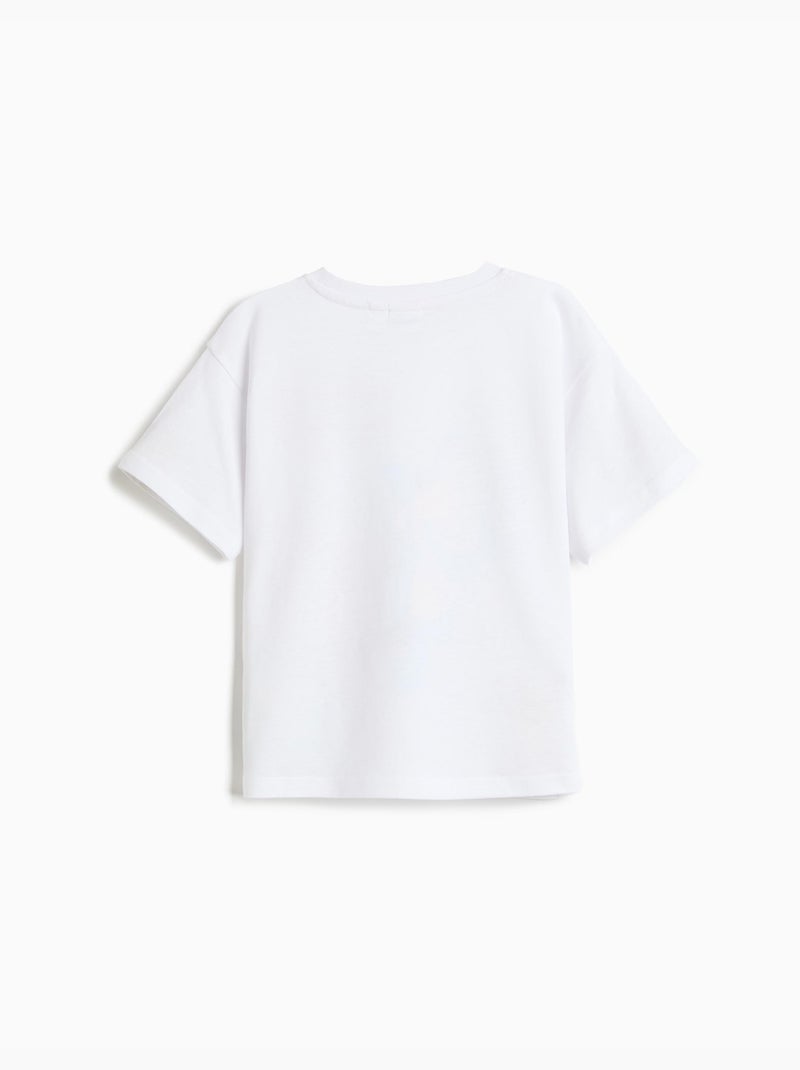 Camiseta con estampado 'bluey', mo fashion Blanco - Kiabi