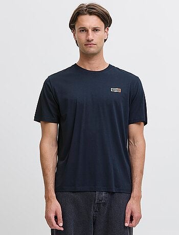 Camiseta con estampado de algodón