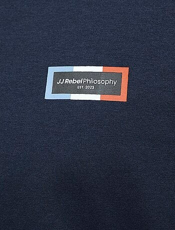 Camiseta con estampado de algodón