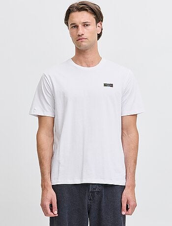 Camiseta con estampado de algodón