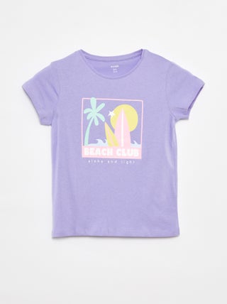 Camiseta con estampado de fantasía