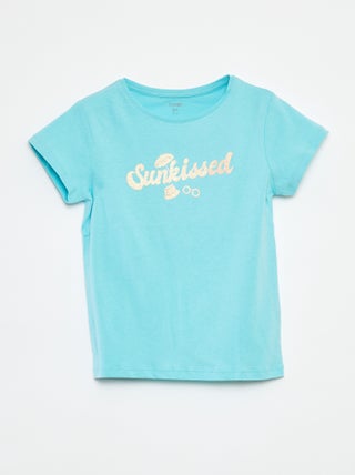 Camiseta con estampado de fantasía