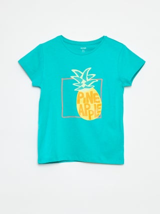 Camiseta con estampado de fantasía