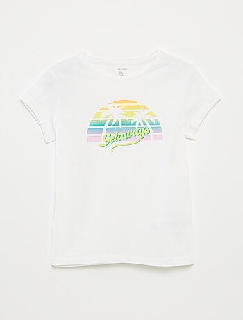 Camiseta con estampado de fantasía