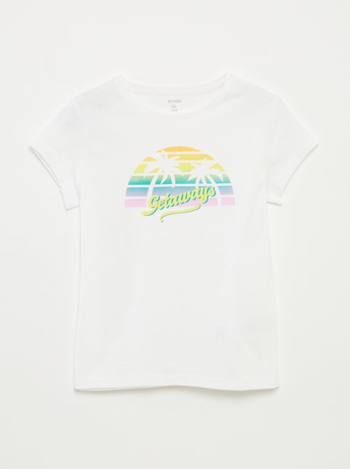 Camiseta con estampado de fantasía - Kiabi