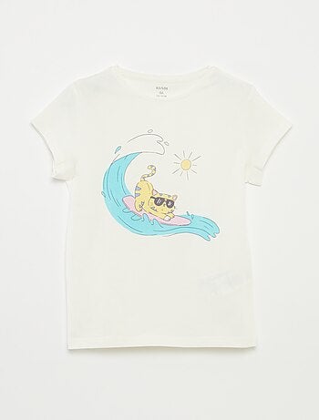 Camiseta con estampado de fantasía