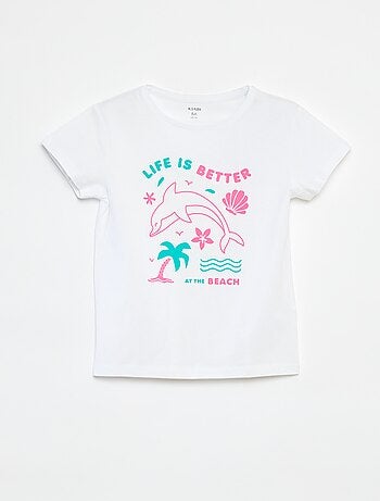 Camiseta con estampado de fantasía