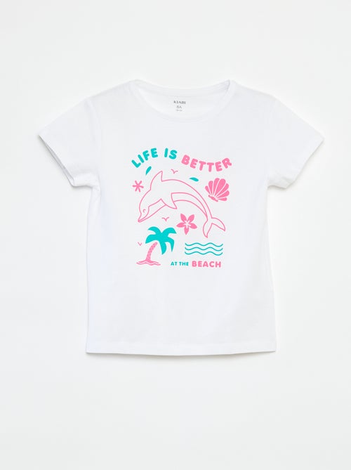 Camiseta con estampado de fantasía - Kiabi