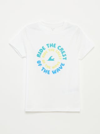 Camiseta con estampado de fantasía